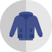 Jacket Flat Scale Icon Design vector