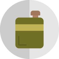 Flask Flat Scale Icon Design vector