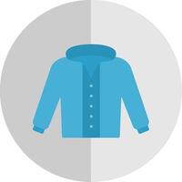 Coat Flat Scale Icon Design vector