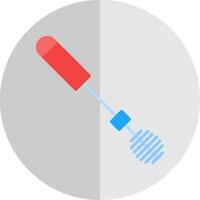 Toilet Brush Flat Scale Icon Design vector