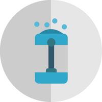 Humidifier Flat Scale Icon Design vector