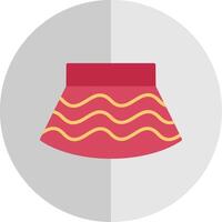 Skirt Flat Scale Icon Design vector