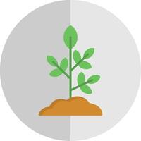 Plant Flat Scale Icon Design vector
