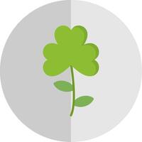 Clover Flat Scale Icon Design vector