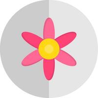 Amaryllis Flat Scale Icon Design vector