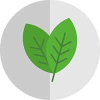 Leaf Flat Scale Icon Design vector