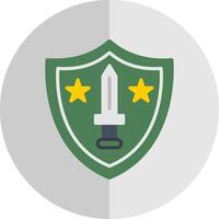 Shield Flat Scale Icon Design vector