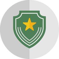 Badge Flat Scale Icon Design vector