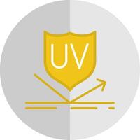 UV Protection Flat Scale Icon Design vector