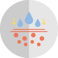 Moisturiser Flat Scale Icon Design vector