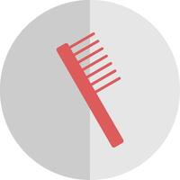 Comb Flat Scale Icon Design vector