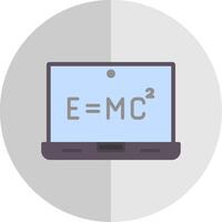 Equation Flat Scale Icon Design vector