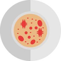 Petri Dish Flat Scale Icon Design vector