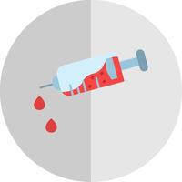 Injection Flat Scale Icon Design vector