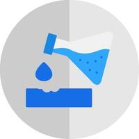 Corrosive Flat Scale Icon Design vector