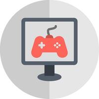 Gaming Flat Scale Icon Design vector