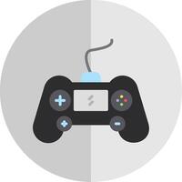 Gaming Console Flat Scale Icon Design vector