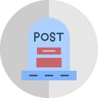 Post Flat Scale Icon Design vector