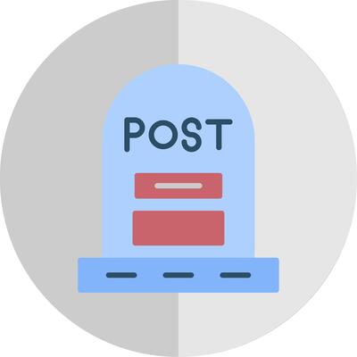 Post Flat Scale Icon Design