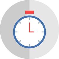 Timer Flat Scale Icon Design vector