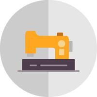 Sewing Machine Flat Scale Icon Design vector