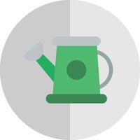 Watering Can Flat Scale Icon Design vector