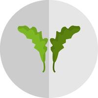 Arugula Flat Scale Icon Design vector