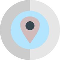 Location Flat Scale Icon Design vector