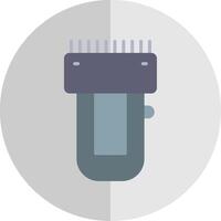 Trimmer Flat Scale Icon Design vector