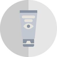 Eye Cream Flat Scale Icon Design vector