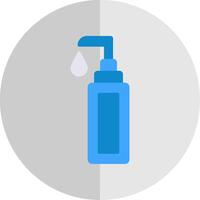 Face Cleanser Flat Scale Icon Design vector