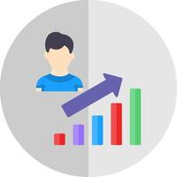 Configure Flat Scale Icon Design vector