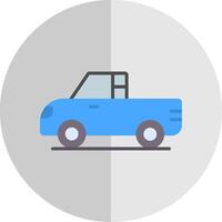 Pickup Flat Scale Icon Design vector