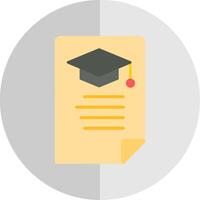 Education News Flat Scale Icon Design vector