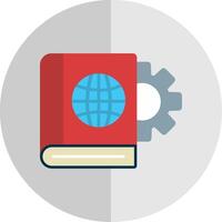 Educational Technology Flat Scale Icon Design vector