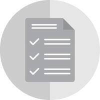 Customs Declaration Flat Scale Icon Design vector