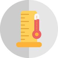 Flask Flat Scale Icon Design vector