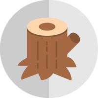 Trunk Flat Scale Icon Design vector