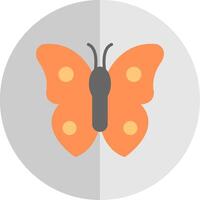 Butterfly Flat Scale Icon Design vector