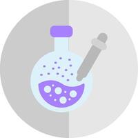 Pipette Flat Scale Icon Design vector