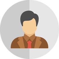 Business Man Flat Scale Icon Design vector