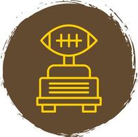 Football Line Gradient Icon Design vector