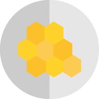 Bee Hive Flat Scale Icon Design vector