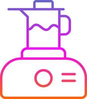 Juicer Line Gradient Icon Design vector