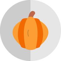 Pumpkin Flat Scale Icon Design vector