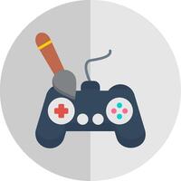 Controller Flat Scale Icon Design vector