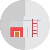 Silo Flat Scale Icon Design vector