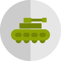 tanque plano escala icono diseño vector