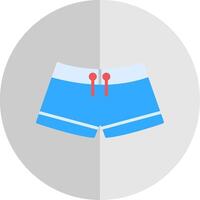 Swimming pants Flat Scale Icon Design vector