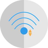 Wifi Flat Scale Icon Design vector